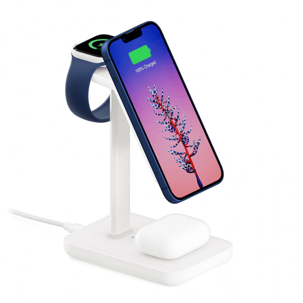 Twelve South Trådløs Oplader HiRise Three MagSafe Hvid