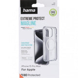 Hama iPhone 15 Pro Max Cover Extreme Protect MagLine Transparent