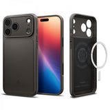 Spigen iPhone 17 Pro Cover Thin Fit MagFit Gunmetal