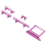 Knapper og SIM-kortholdere til iPhone 16 og 16 Plus - Rosa