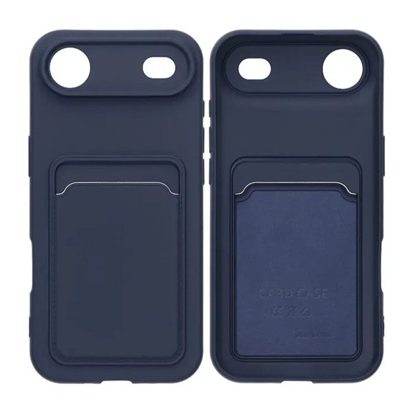 iPhone Air Cover Kortholder Blå