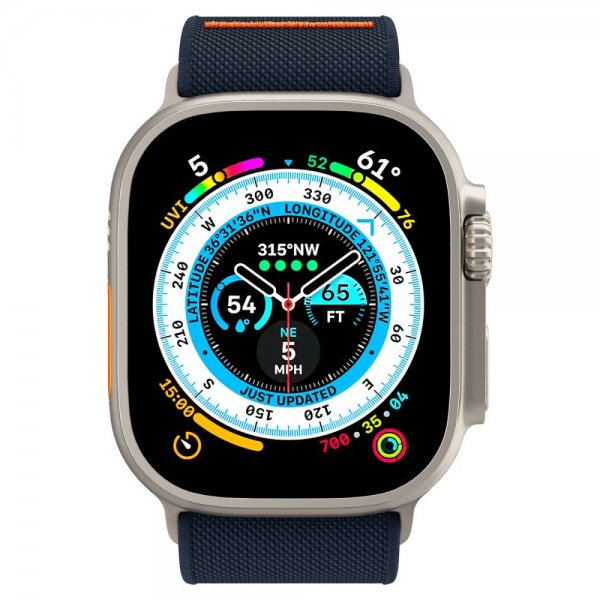 Spigen Apple Watch 44/45/46mm/Ultra 49mm Armbånd Lite Fit Ultra Navy