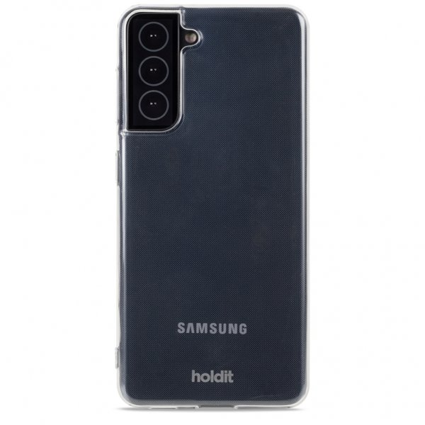 holdit Samsung Galaxy S21 Cover Transparent TPU Klar