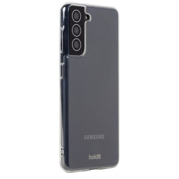 holdit Samsung Galaxy S21 Cover Transparent TPU Klar