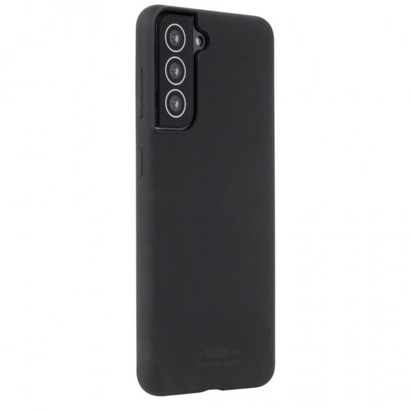 holdit Samsung Galaxy S21 Cover Silikone Sort