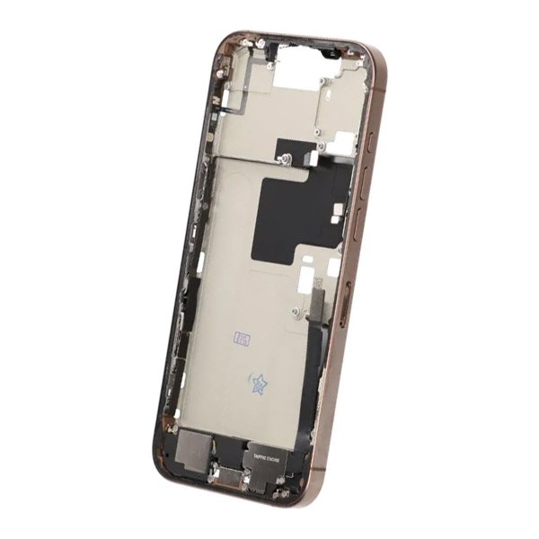 Midterramme med smådele til iPhone 16 Pro Max - Sandfarvet Titanium OEM