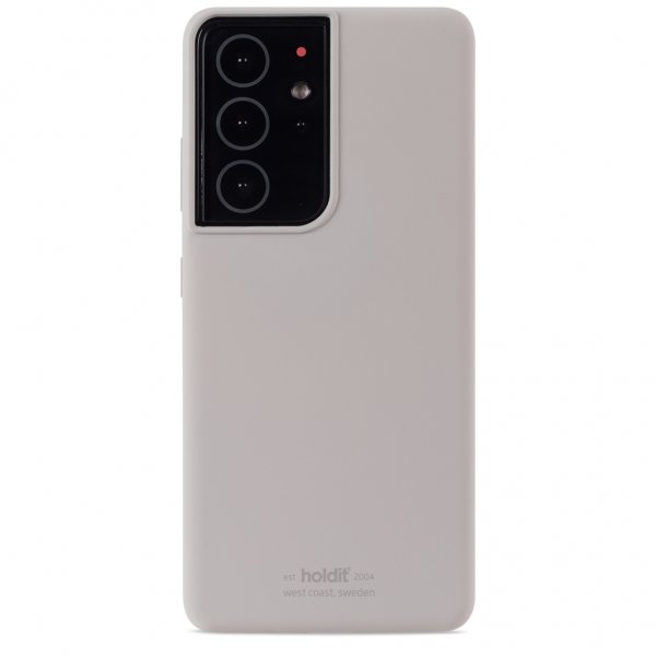 holdit Samsung Galaxy S21 Ultra Cover Silikone Taupe