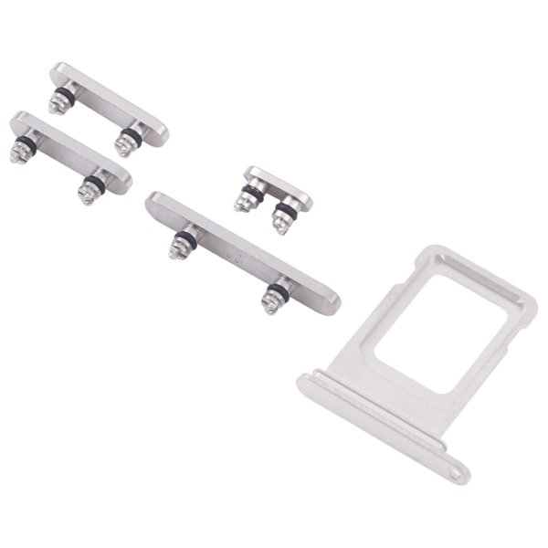 Knapper og SIM-kortholder til iPhone 15 Pro og 15 Pro Max - Naturlig Titanium