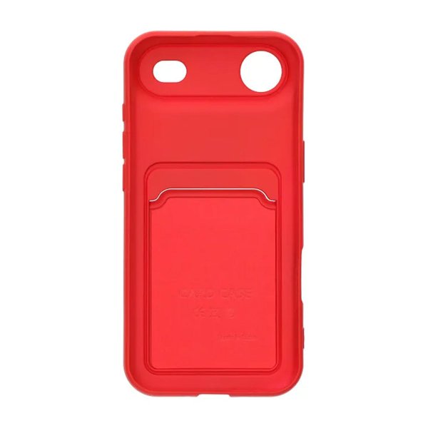 iPhone Air Cover Kreditkortholder Rød
