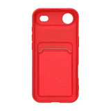 iPhone Air Cover Kreditkortholder Rød
