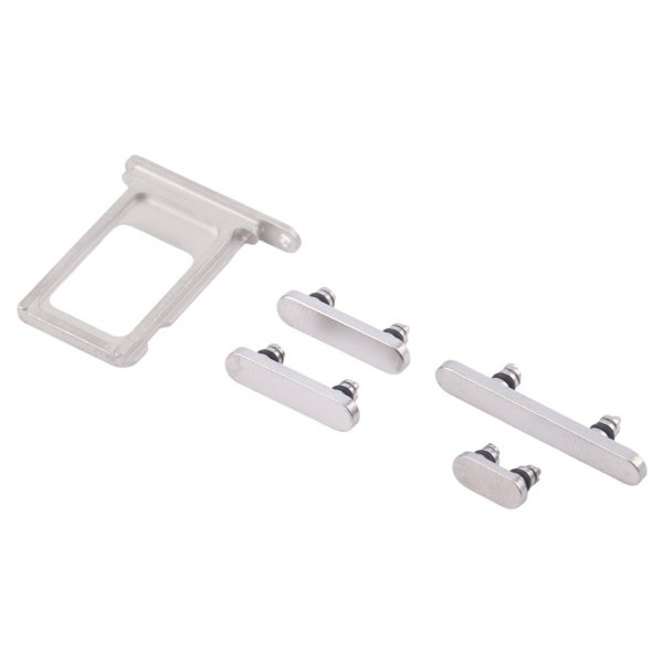 Knapper og SIM-kortholder til iPhone 15 Pro og 15 Pro Max - Naturlig Titanium