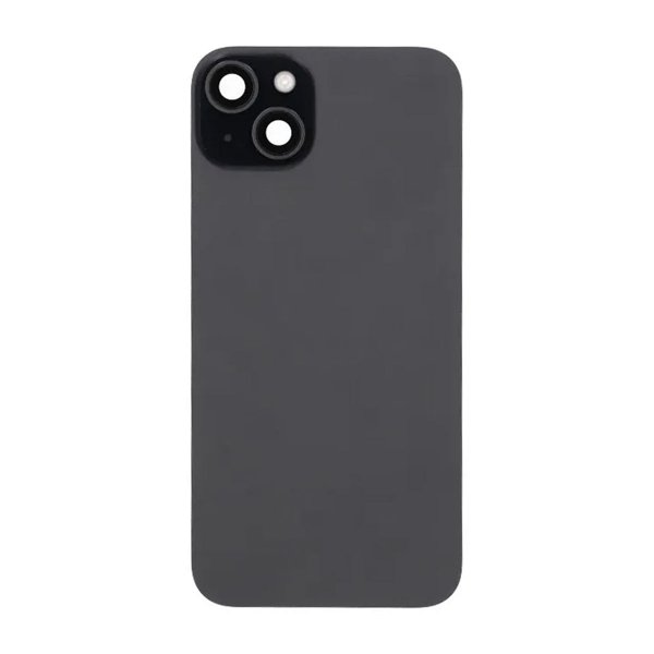 iPhone 15 Plus Bagside Glas Komplet OEM - Sort
