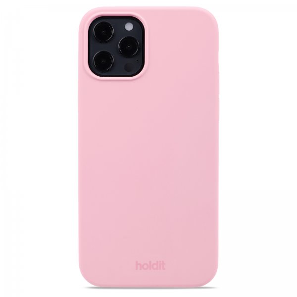 holdit iPhone 12/iPhone 12 Pro Cover Silikone Rosa