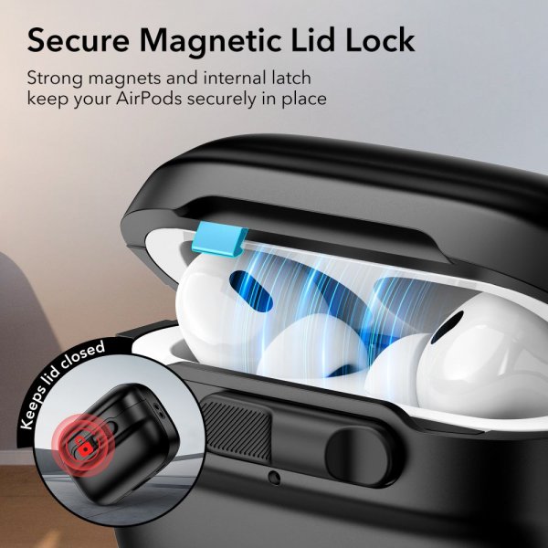 ESR AirPods Pro/AirPods Pro 2 Cover Pulse FlickLock HaloLock Sort