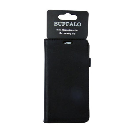 Buffalo Samsung Galaxy S6 Etui 2i1 Magnet Cover Sort