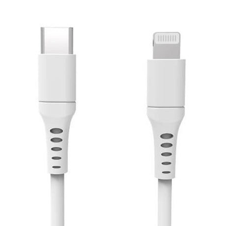 Gear Opladekabel USB-C til Lightning 3m MFI Hvid