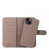 holdit iPhone 13/iPhone 14 Cover Wallet Case Magnet Plus Mocha Brown
