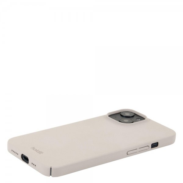holdit iPhone 15 Cover Slim Case Light Beige