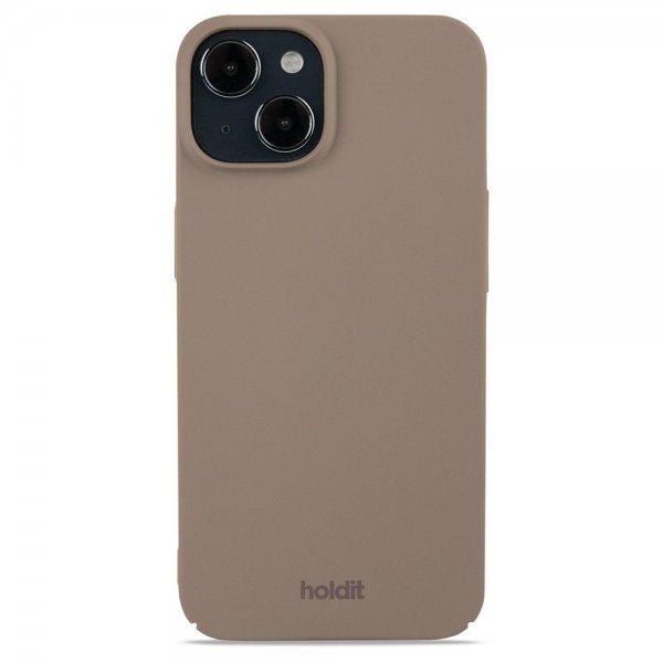 Holdit iPhone 15 Cover Slim Case Mocha Brown
