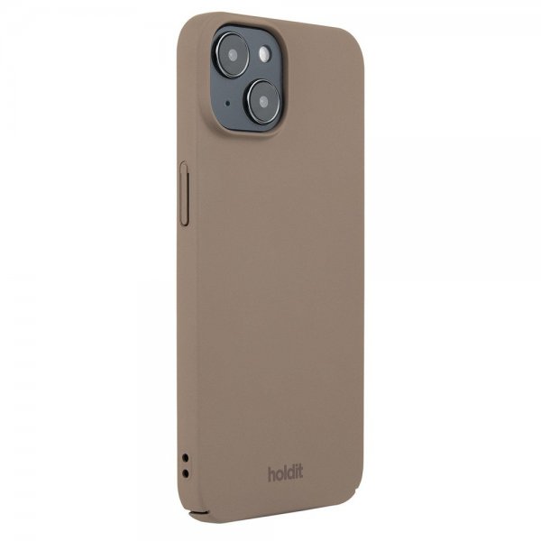 Holdit iPhone 15 Cover Slim Case Mocha Brown