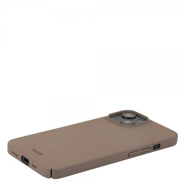 Holdit iPhone 15 Cover Slim Case Mocha Brown