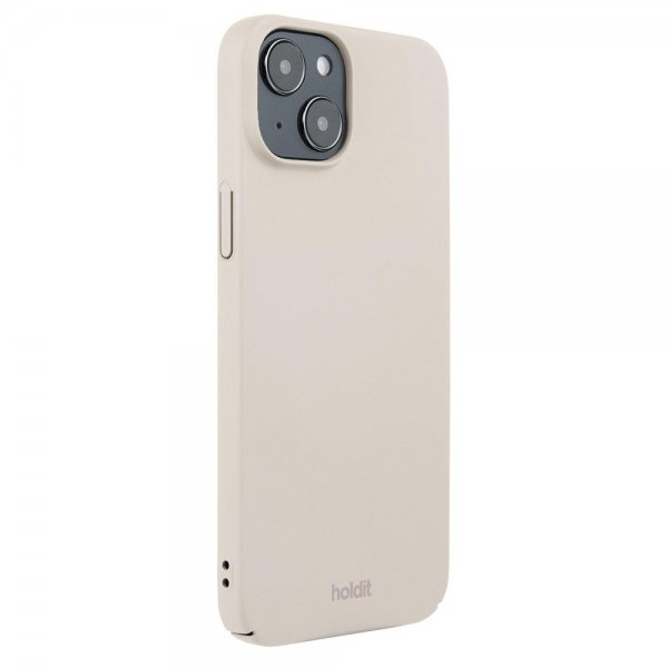 Holdit iPhone 15 Plus Cover Slim Case Light Beige