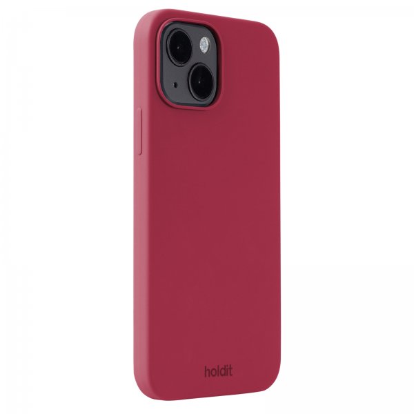 holdit iPhone 15 Cover Silikone Red Velvet