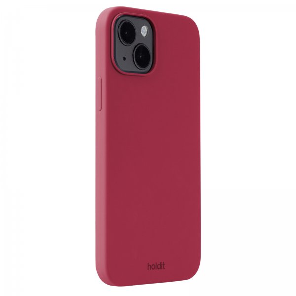 holdit iPhone 15 Plus Cover Silikone Red Velvet