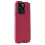 holdit iPhone 15 Pro Cover Silikone Red Velvet