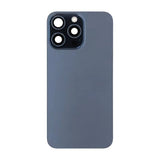 iPhone 15 Pro Max Bagside Glas Komplet OEM - Blå