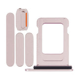 Knapper og SIM-kortholder til iPhone 15 og 15 Plus - Pink