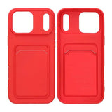 iPhone 17 Pro Max Cover Kortholder Rød