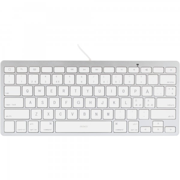 Deltaco Tastatur Kabelbundet Lightning 0.4m