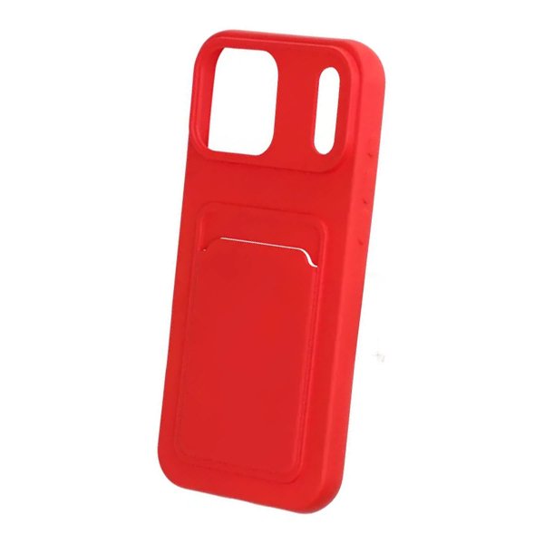 iPhone 17 Pro Max Cover Kortholder Rød