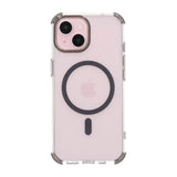 Rvelon iPhone 15 Cover Forstærkede Hjørner Grå