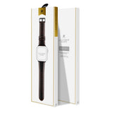 Dux Ducis Apple Watch 44/45/46mm/Ultra 49mm Armbånd Ægte Læder Mørkebrun