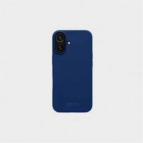 MobileFriend iPhone 17 Cover Silikone Navy Blue