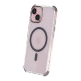 Rvelon iPhone 15 Cover Forstærkede Hjørner Grå