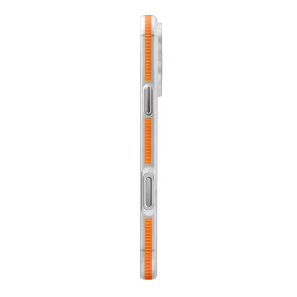Rvelon iPhone 17 Pro Etui Korrugeret MagSafe Orange