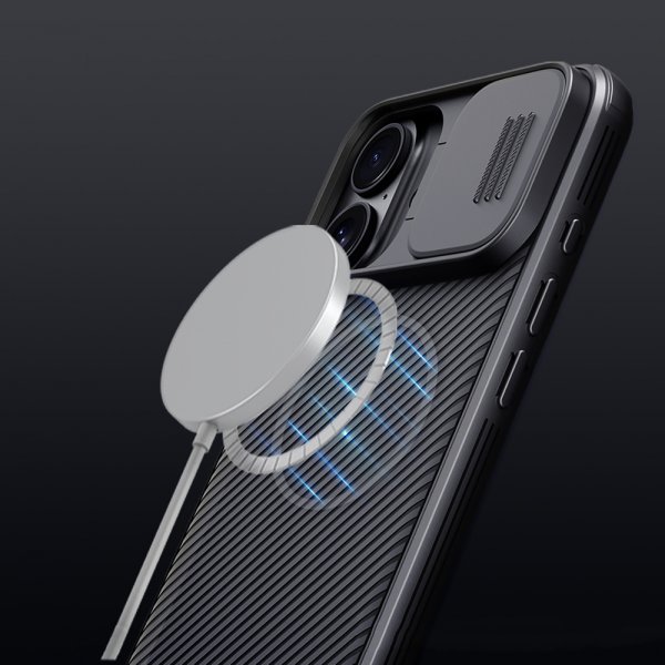 Nillkin iPhone 16 Cover CamShield Pro MagSafe Sort