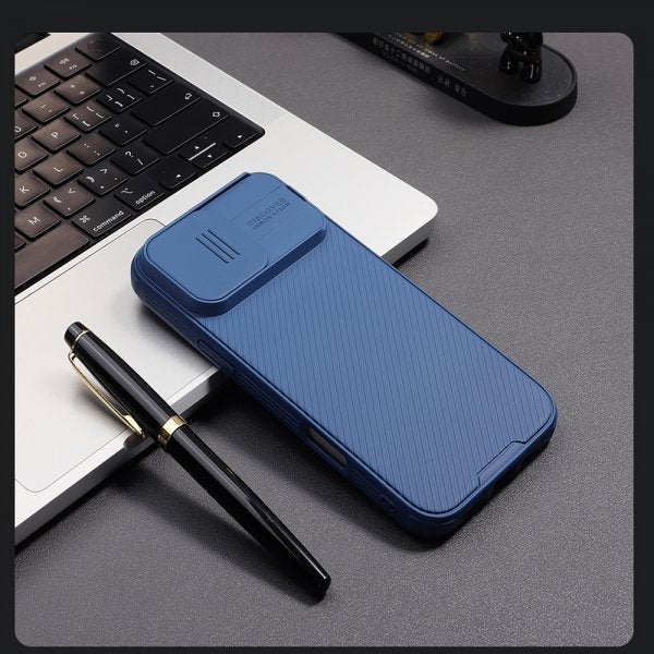 Nillkin iPhone 16 Cover CamShield Pro MagSafe Blå