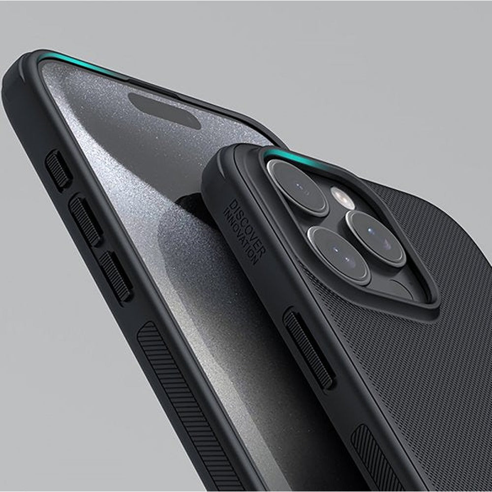 Nillkin iPhone 16 Pro Cover Super Frosted Shield Pro Sort
