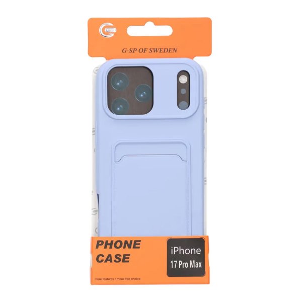 iPhone 17 Pro Max Cover Kortholder Lilla