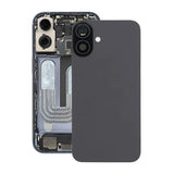 iPhone 16 Plus Bagside Glas Komplet - Sort