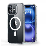 ESR iPhone 16 Cover og Skærmbeskytter Classic Hybrid MagSafe Sæt Transparent