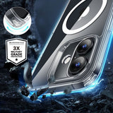 ESR iPhone 16 Cover og Skærmbeskytter Classic Hybrid MagSafe Sæt Transparent