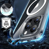 ESR iPhone 16 Pro Cover og Skærmbeskyttelse Classic Hybrid MagSafe Sæt Gennemsigtig
