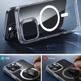 ESR iPhone 16 Pro Max Cover og Skærmbeskyttelse Classic Hybrid MagSafe Sæt Gennemsigtig