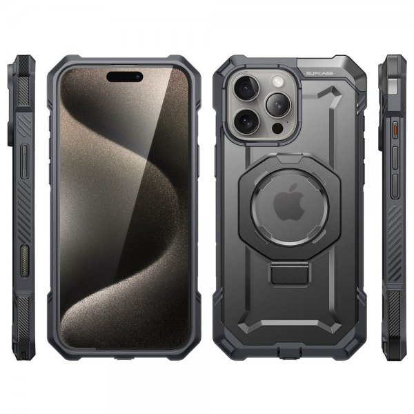 Supcase iPhone 16 Pro Cover UB Grip MagSafe Grå