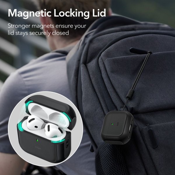 ESR AirPods 4 Cover Orbit Hybrid HaloLock Sort